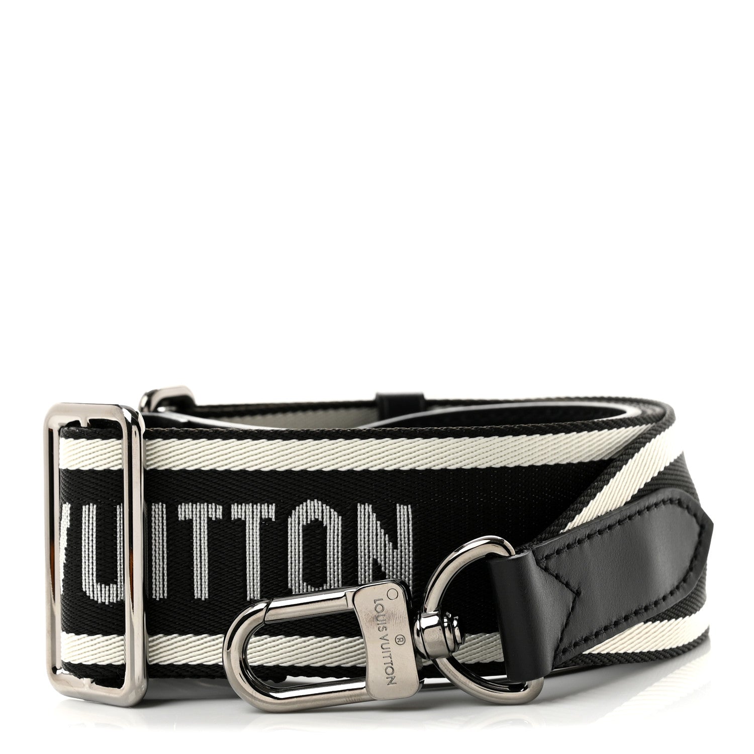 Louis Vuitton Nylon Jacquard Sporty Bandouliere Shoulder Strap Black 1 of 7