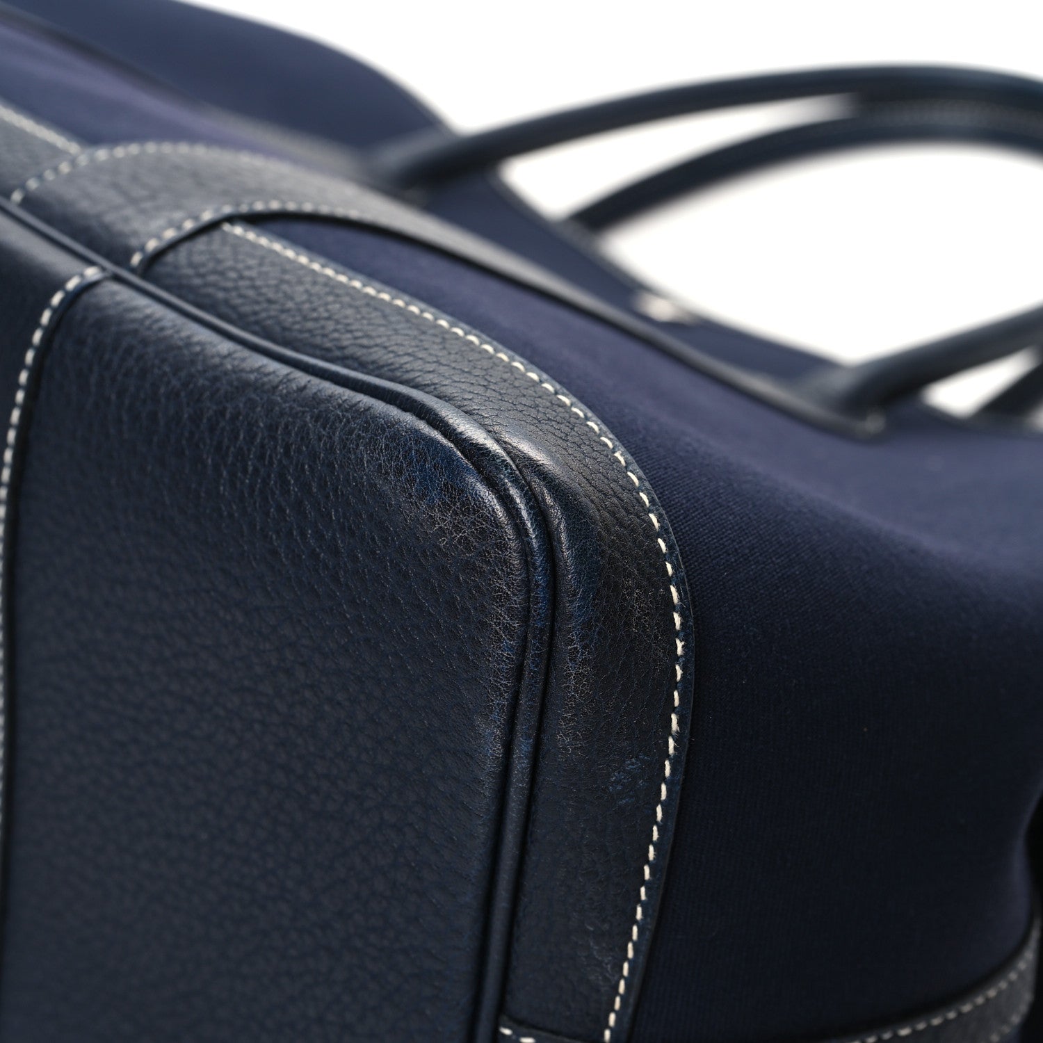 Hermes Toile Negonda Garden Party Tote 36 MM Bleu Marine 9 of 12