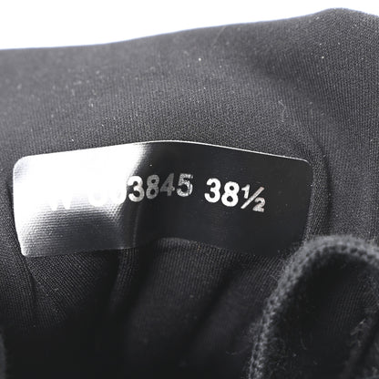 Chanel Lambskin Fabric CC Uniform Sneakers 38.5 Black 9 of 10