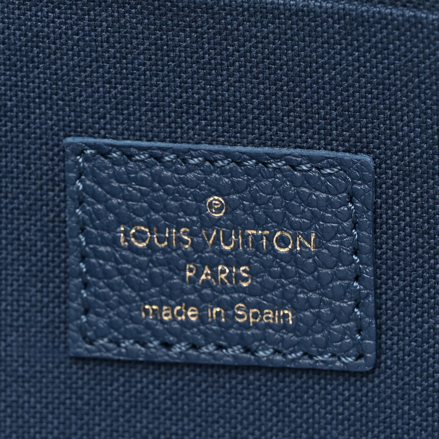 Louis Vuitton Empreinte Monogram Giant Felicie Pochette Chain Wallet Gradient Blue 9 of 13