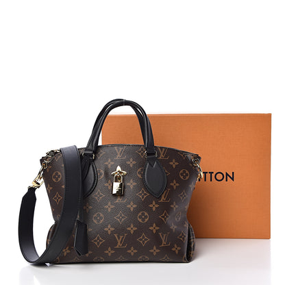 Louis Vuitton Monogram Flower Zipped Tote PM Black 13 of 13