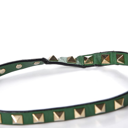 Valentino Garavani Vitello Medium Rockstud Tote Emerald 14 of 17