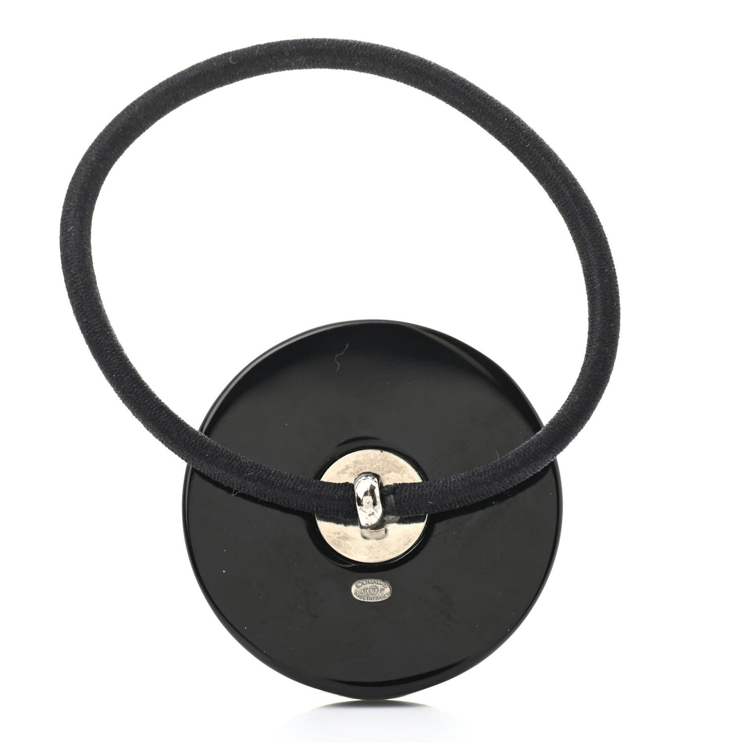 Chanel CC Hair Tie Black Multicolor 3 of 5
