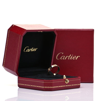 Cartier 18K Pink Gold 3.5mm LOVE Wedding Band Ring 54 6.75 6 of 6