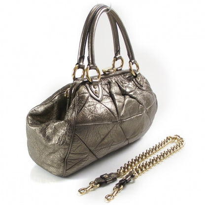 Marc Jacobs Metallic Patchwork Stam Bronze 3 of 12