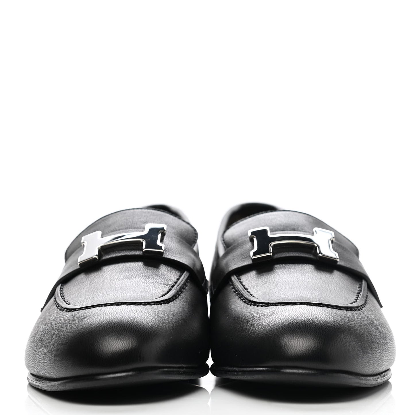 Goatskin Womens Paris Loafers 36 Black