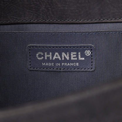 Chanel Nubuck Quilted Medium Boy Flap Grey 6 of 15