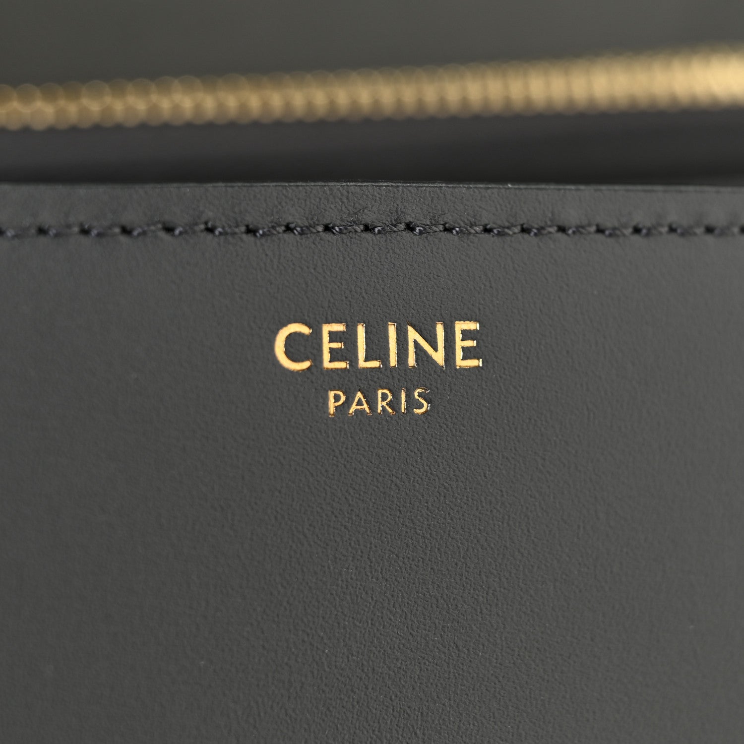 Celine Box Calfskin Medium Classic Box Flap Bag Anthracite 7 of 15