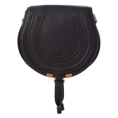 Chloe Calfskin Mini Marcie Round Crossbody Bag Black 1 of 9