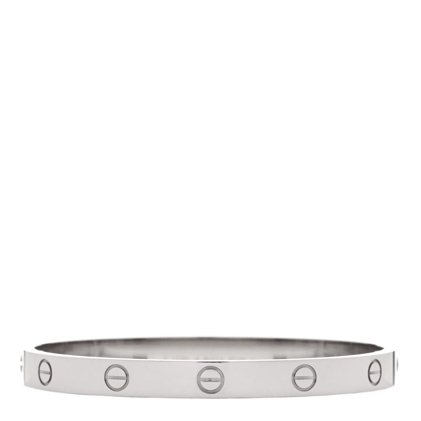 18K White Gold LOVE Bracelet 18