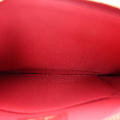 Chanel Aged Calfskin Quilted 2.55 Reissue Chain Wallet Red 5 of 10