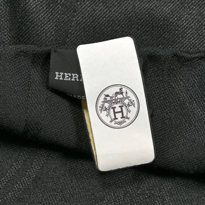 Hermes Cashmere Silk New Libris Confettis D'Ex Libris Stole Black 3 of 4