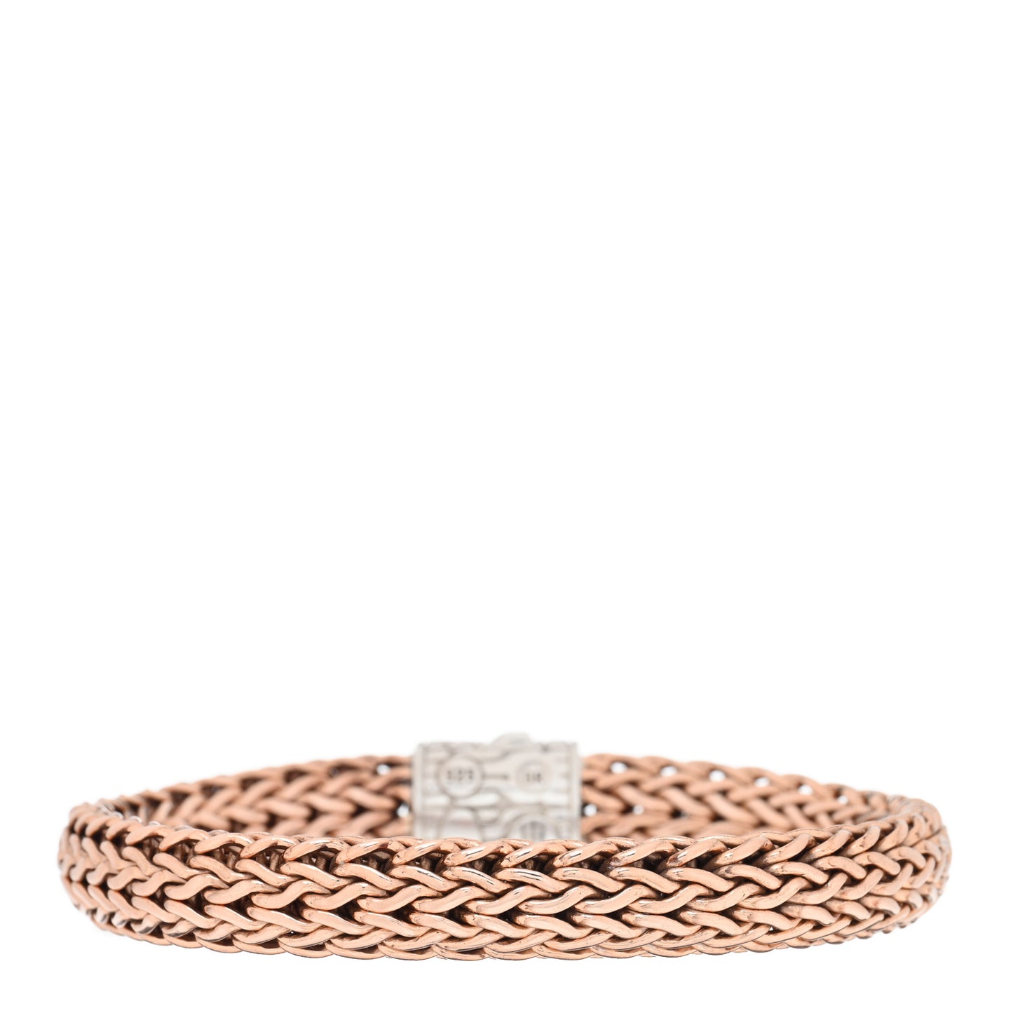 Sterling Silver Bronze 10.5mm Classic Chain Bracelet