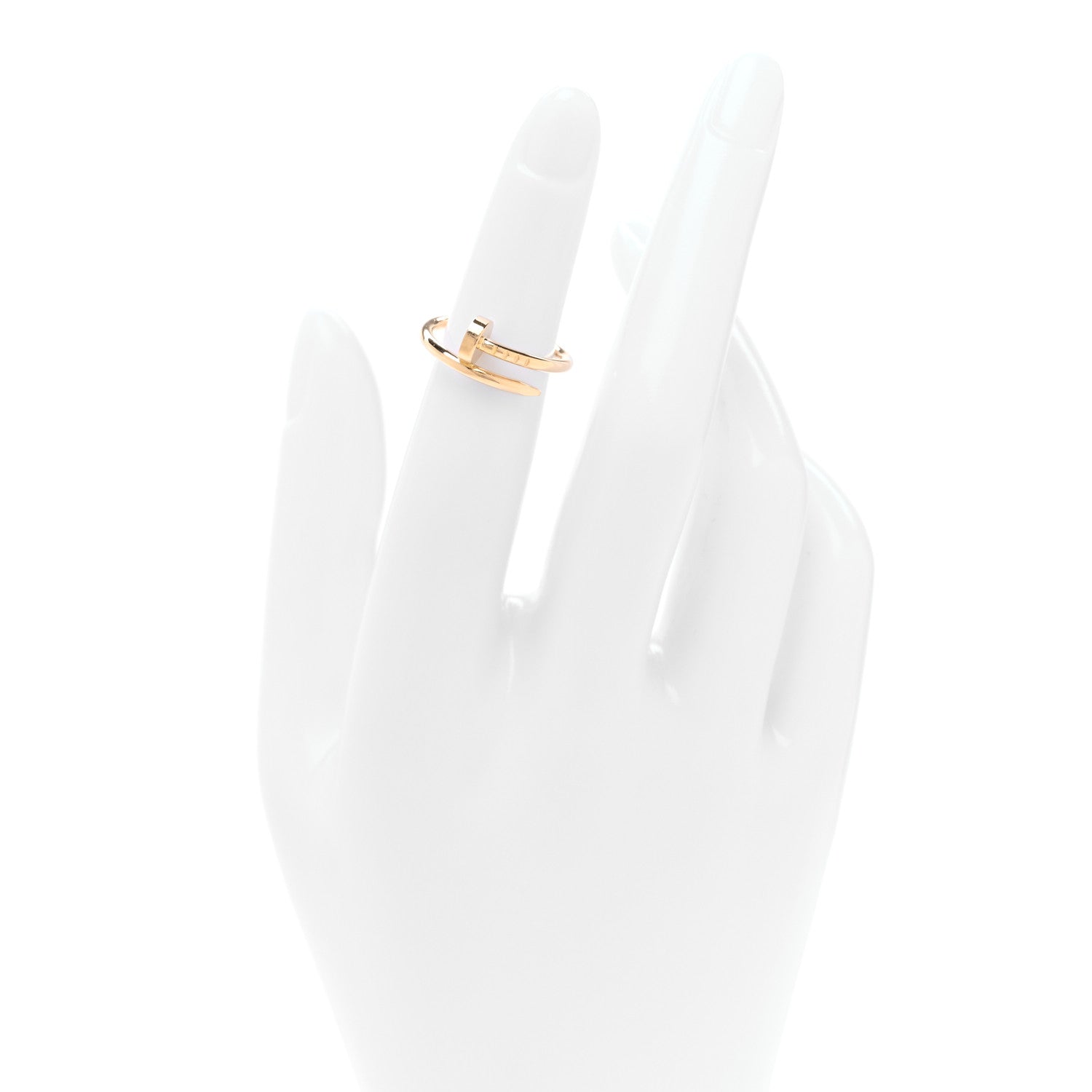 Cartier 18K Yellow Gold Small Juste Un Clou Ring 48 4.5 2 of 5