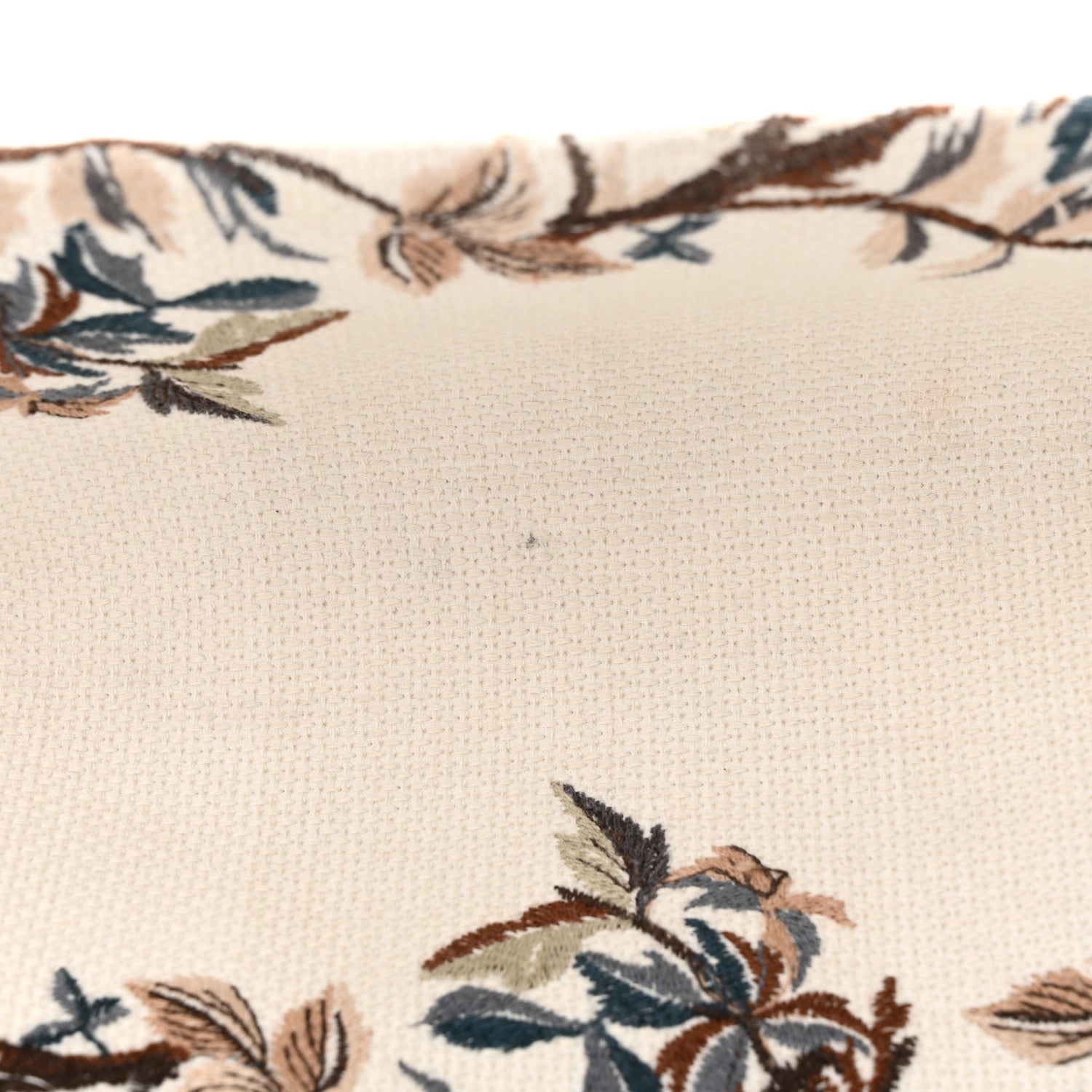 Christian Dior Canvas Embroidered Large Jardin D'Hiver Book Tote Latte Multicolor 11 of 16