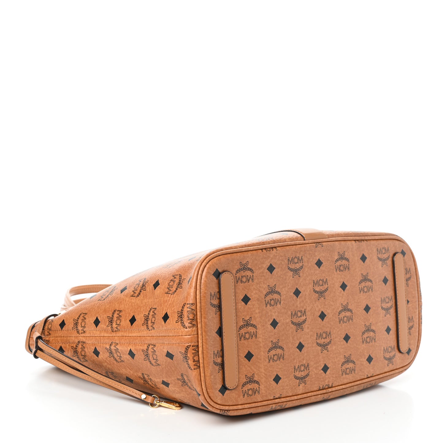 Visetos Medium Liz Reversible Shopper Tote Cognac