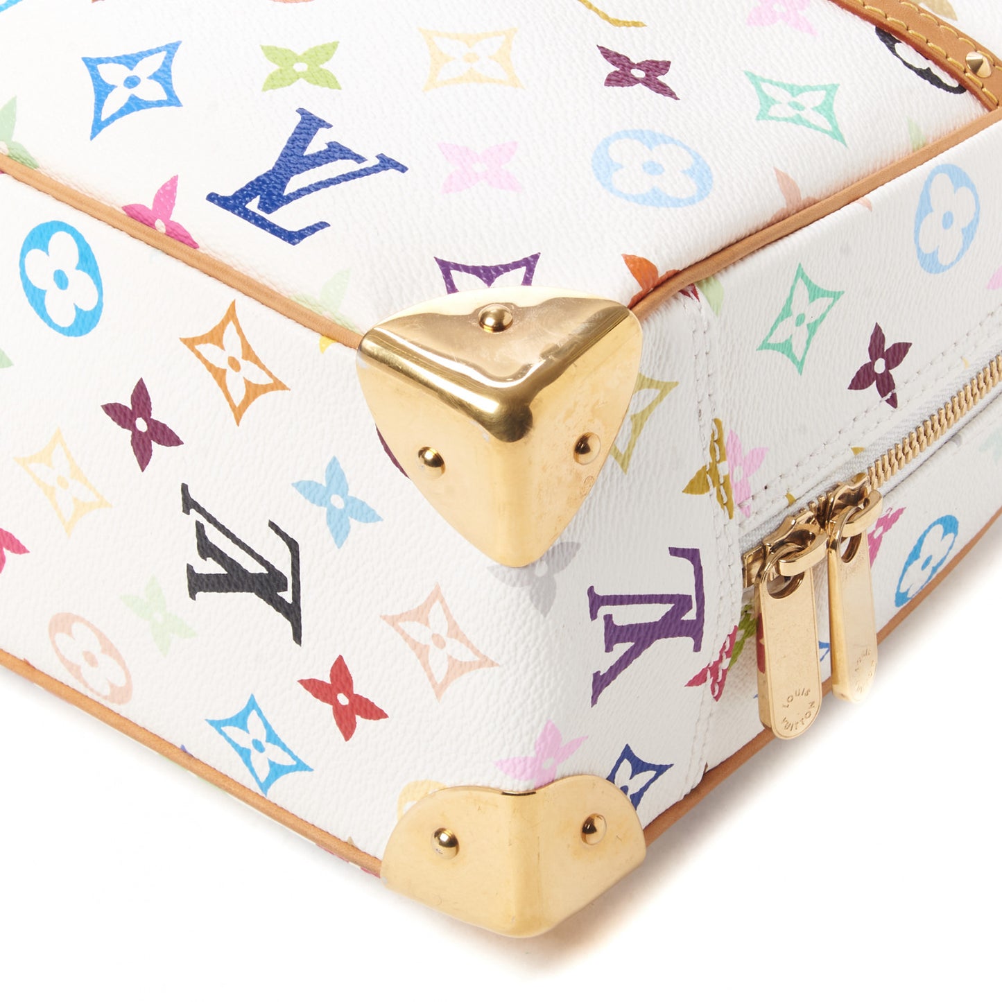 Monogram Multicolor Trouville White