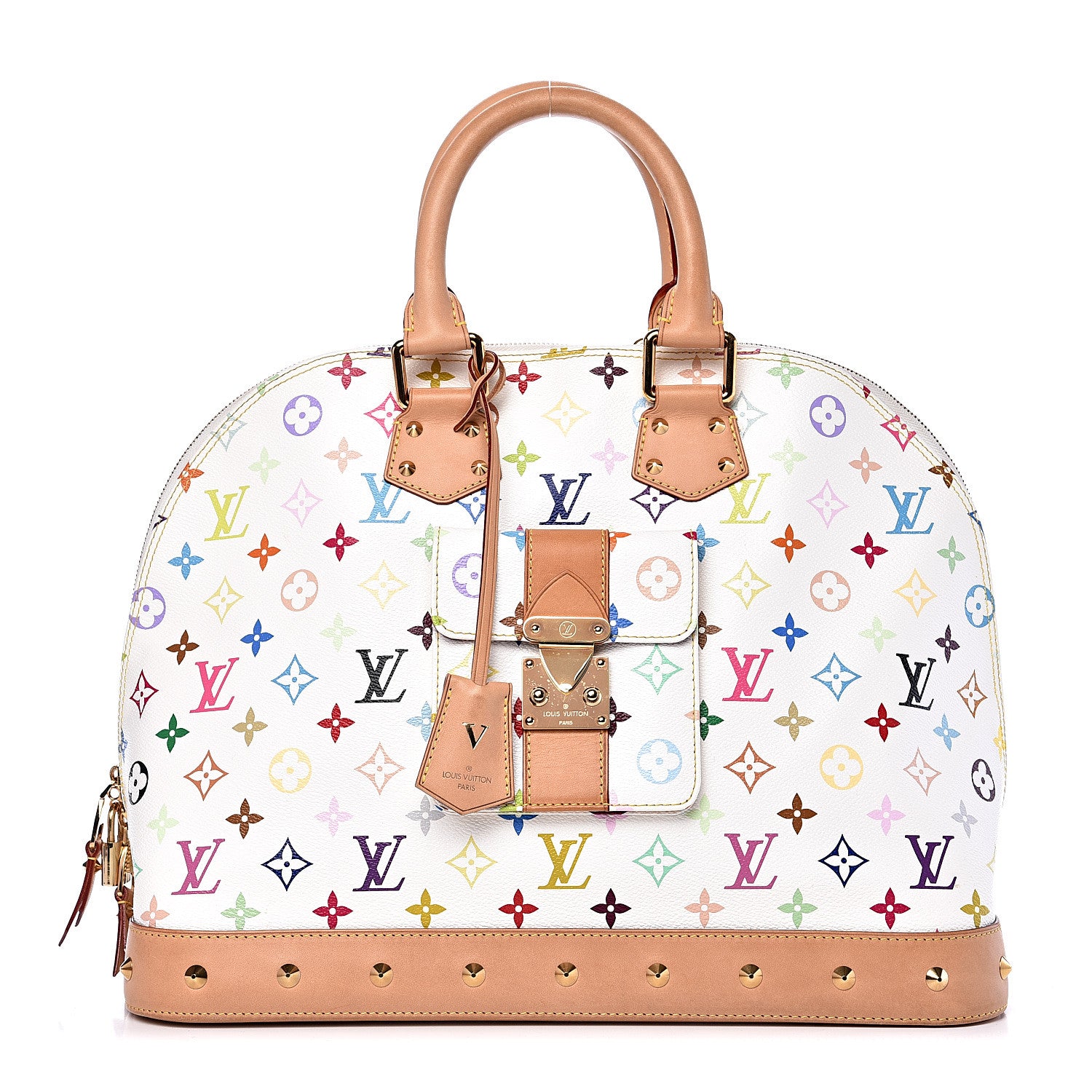 Louis Vuitton Monogram Multicolor Alma GM White 1 of 15