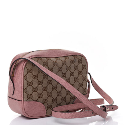 Gucci Monogram Mini Bree Messenger Bag Beige Soft Pink 2 of 4