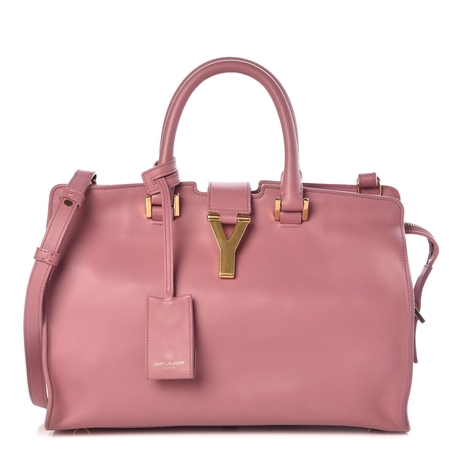 Calfskin Small Classic Y Cabas Vieux Rose