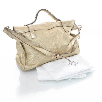 Mulberry Grainy Leather Alexa Satchel Metallic 3 of 8