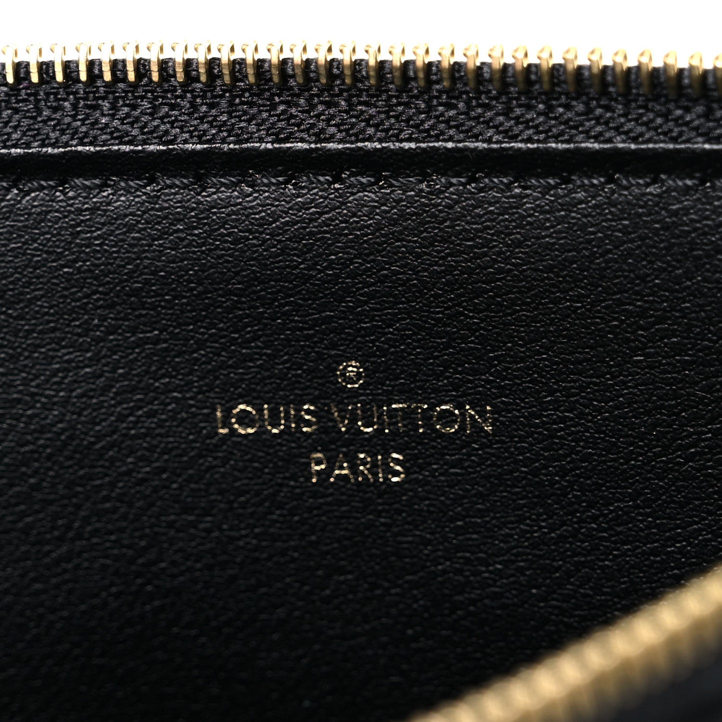 Empreinte Monogram Giant Crafty Pochette Felicie Zippered Insert Black
