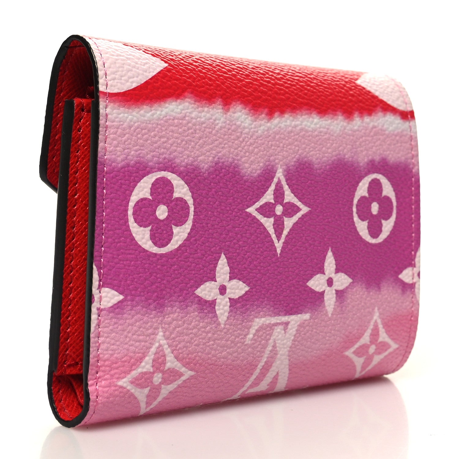 Louis Vuitton Monogram Escale Victorine Wallet Red 3 of 9