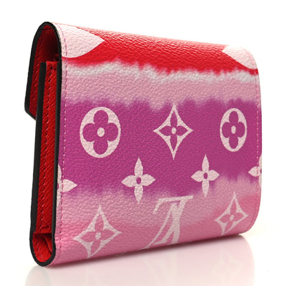Louis Vuitton Monogram Escale Victorine Wallet Red 3 of 9