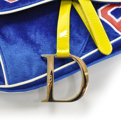 Christian Dior Velour Adiorable 69 Saddle Bag 6 of 9