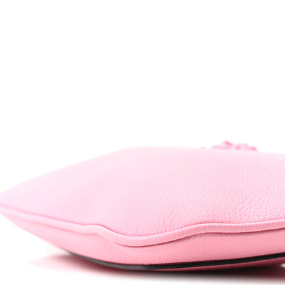 Versace Grained Calfskin La Medusa Pouch Pink 9 of 9