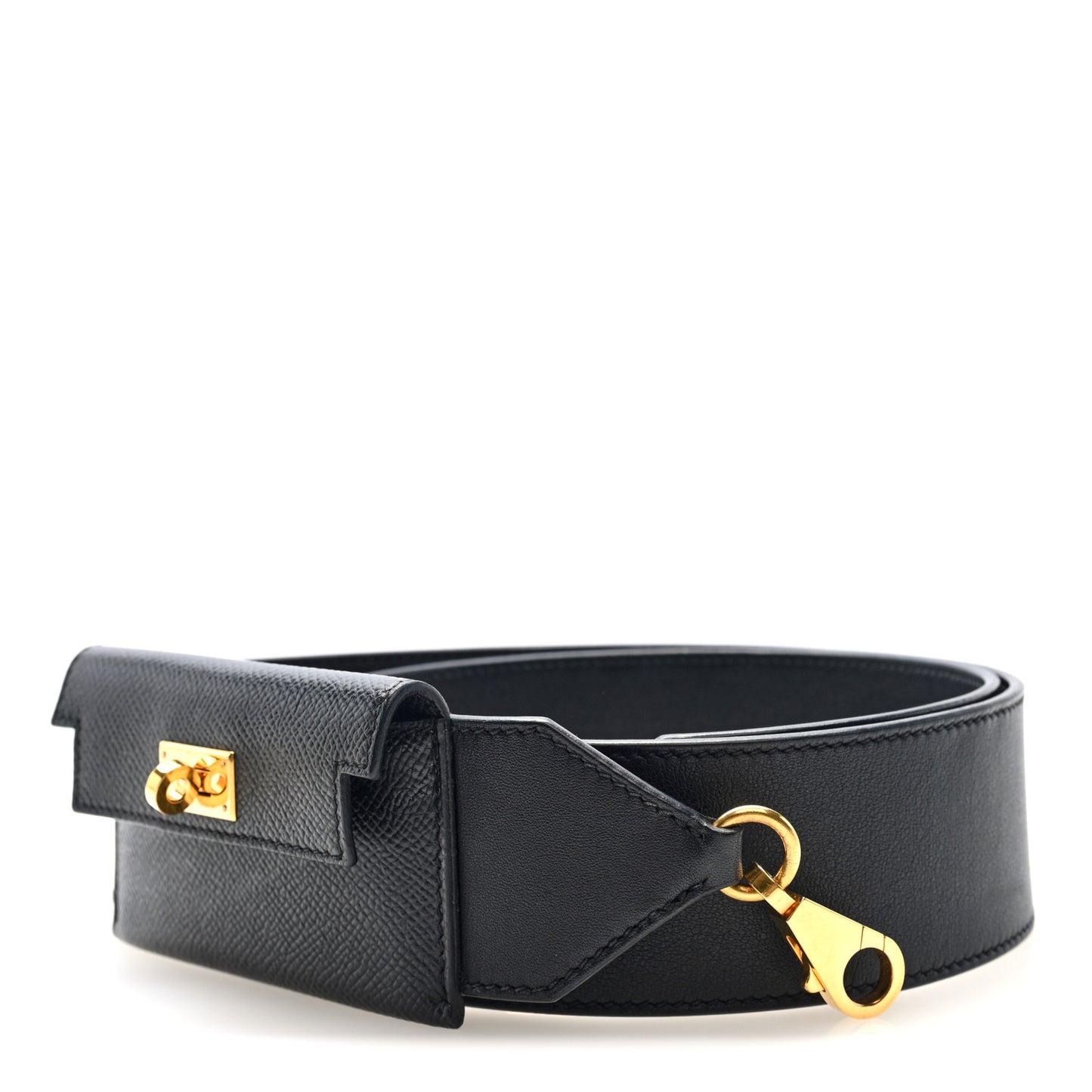 Swift Epsom Pocket Kelly Shoulder Strap Black