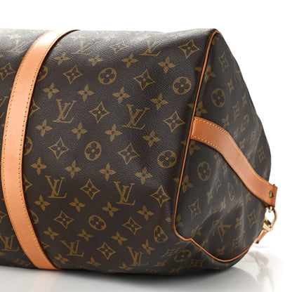 Louis Vuitton Monogram Keepall Bandouliere 50 10 of 15