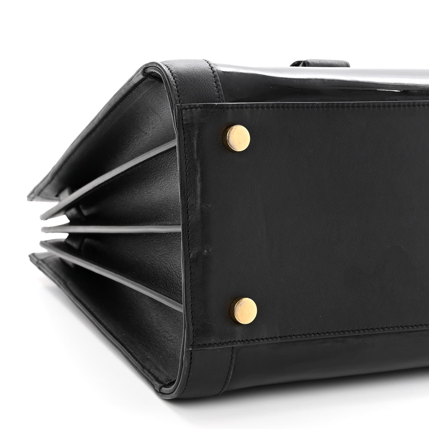 Saint Laurent Patent Calfskin Small Sac de Jour Black 9 of 12