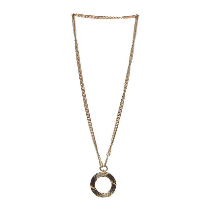 Chanel Loupe Magnifying Glass Necklace Gold 3 of 4