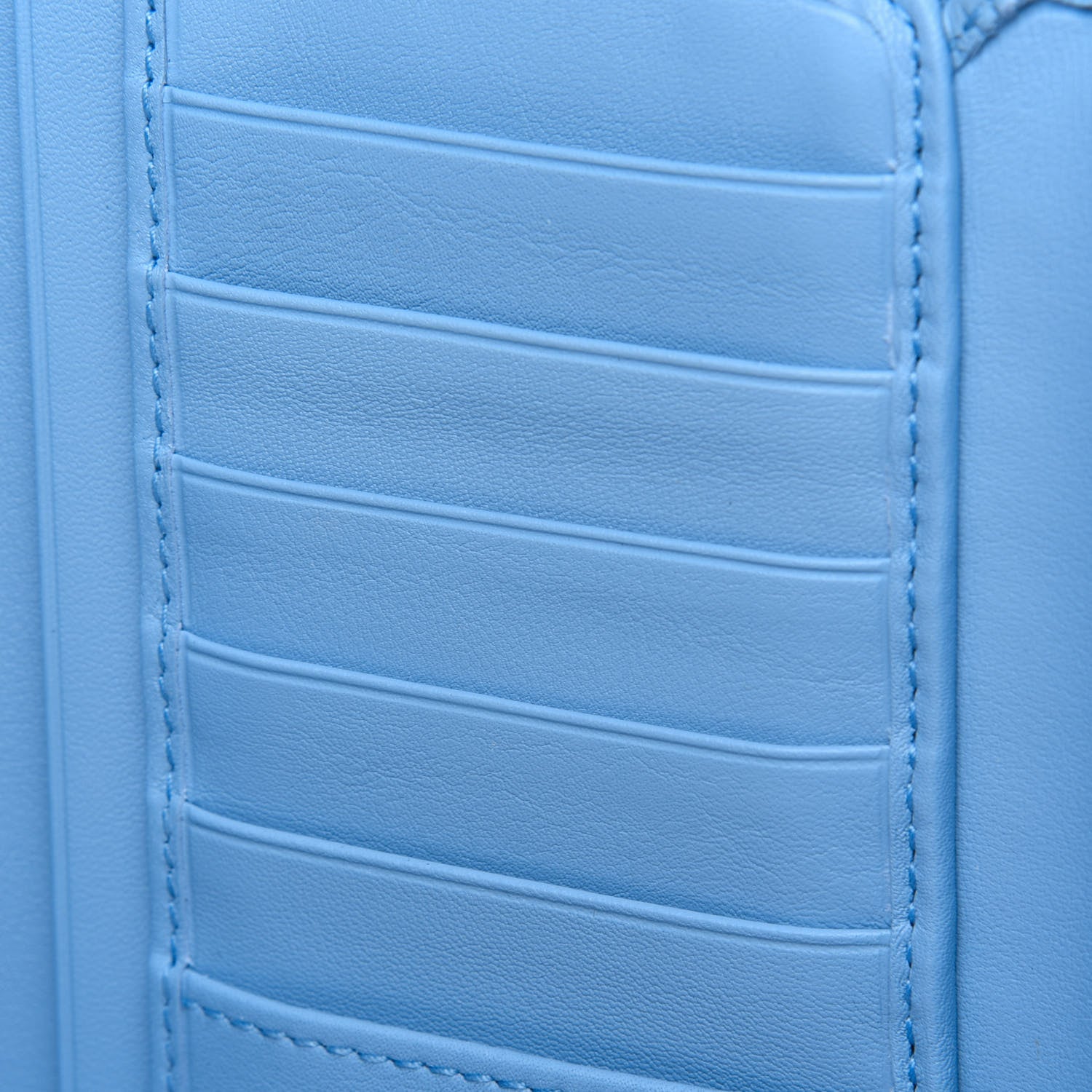 Gucci Soft Microguccissima Continental Zip Wallet Mineral Blue 9 of 14