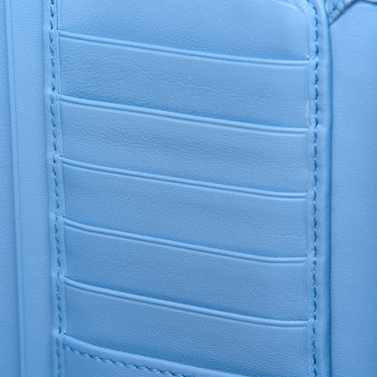 Gucci Soft Microguccissima Continental Zip Wallet Mineral Blue 9 of 14