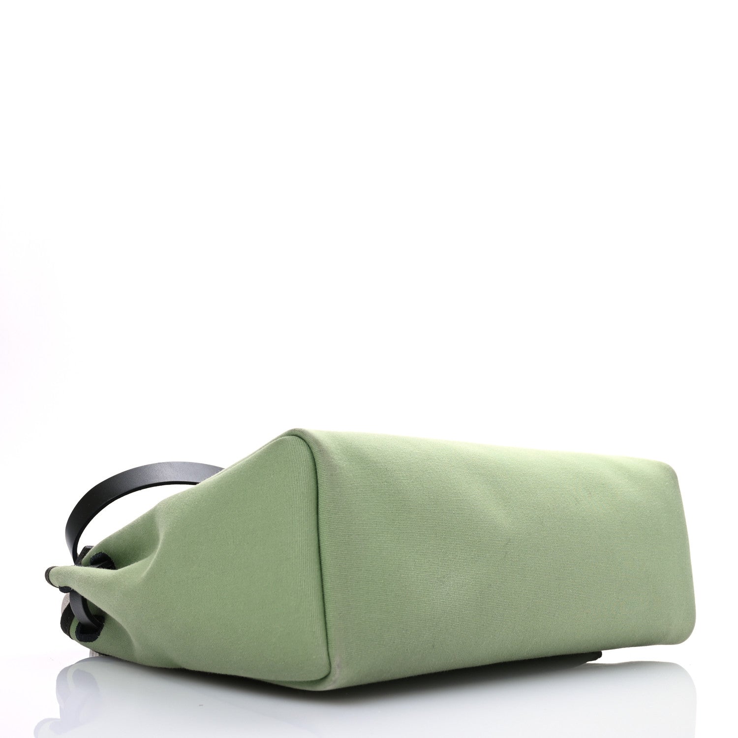 Hermes Military Toile Vache Hunter Herbag Zip Retourne 31 PM Vert Criquet Black 4 of 10