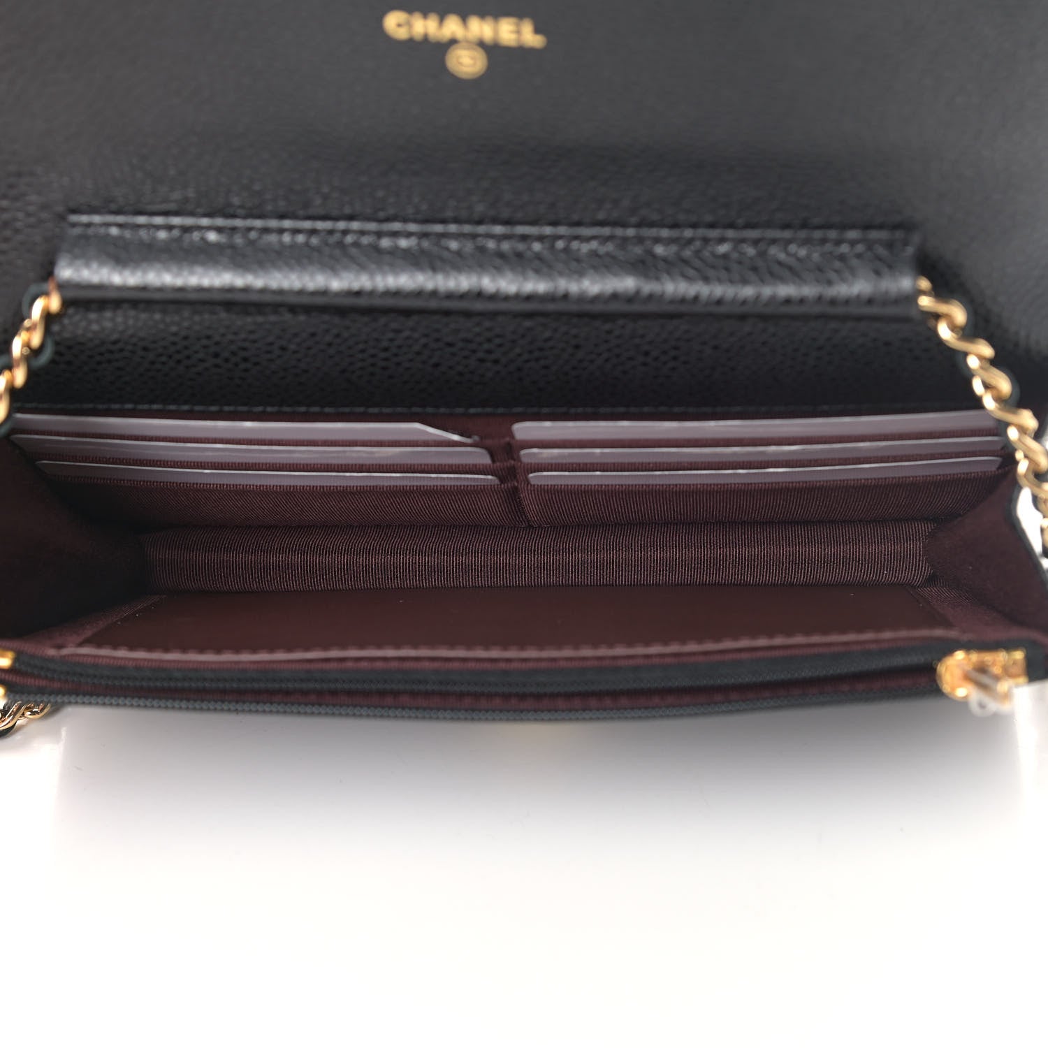 Chanel Caviar Quilted Wallet On Chain WOC Black 4 of 5