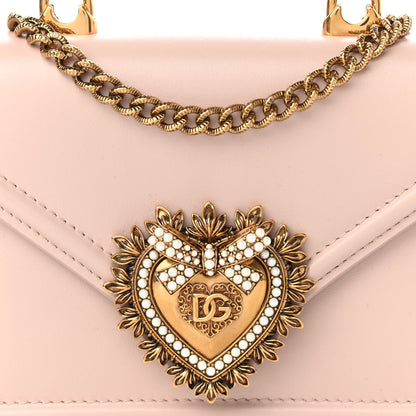 Dolce & Gabbana Smooth Calfskin Small Devotion Envelope Top Handle Bag Pink 12 of 19