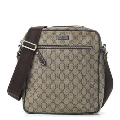 Gucci GG Plus Monogram Medium Messenger Bag Dark Brown 1 of 8