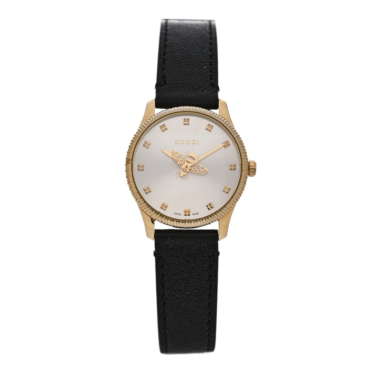 Stainless Steel Calfskin 29mm G-Timeless Bee Quartz Watch