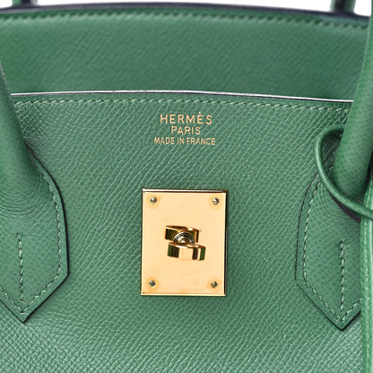 Hermes Epsom Birkin 35 Vert Bengale 8 of 28