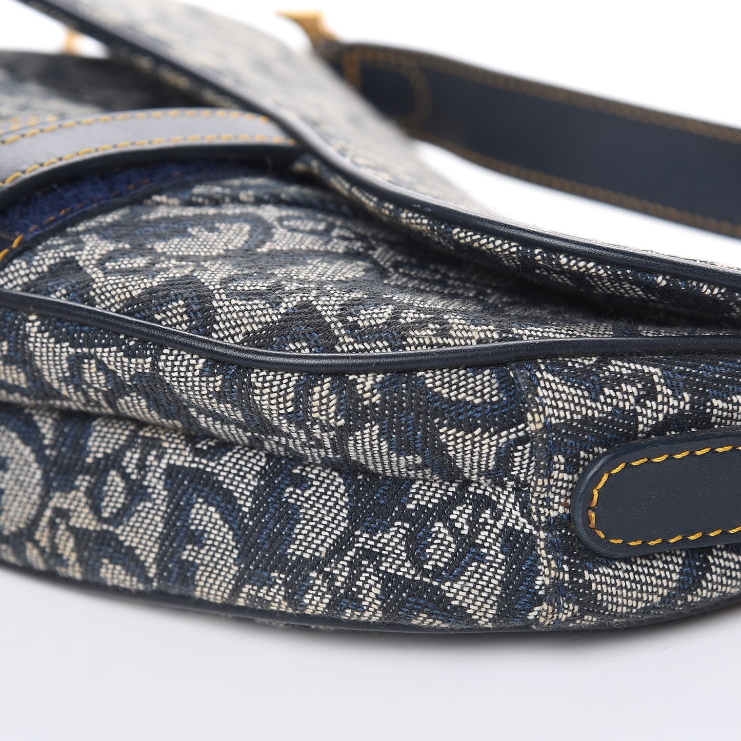 Monogram Saddle Bag Blue