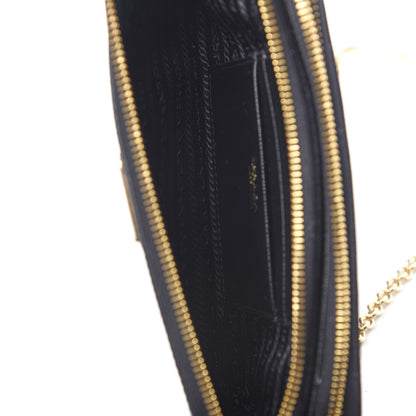 Prada X UNIVERSAL STUDIOS Saffiano Thunder Frankenstein Mini Double Zip Chain Crossbody Bag Lacca 4 of 9