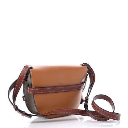 Loewe Grained Calfskin Small Gate Crossbody Bag Caramel 2 of 4