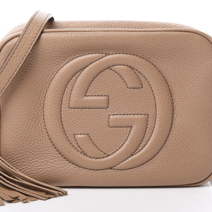 Gucci Pebbled Calfskin Small Soho Disco Bag Camelia 8 of 13
