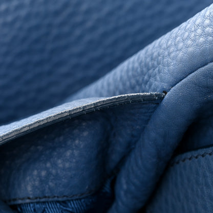 Prada Vitello Daino Double Pocket Hobo Cobalto 13 of 16