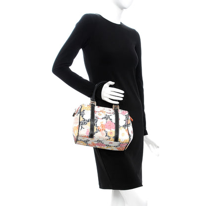 Fendi Zucchino Vitello Floral Forever Boston Beige Multicolor 2 of 7