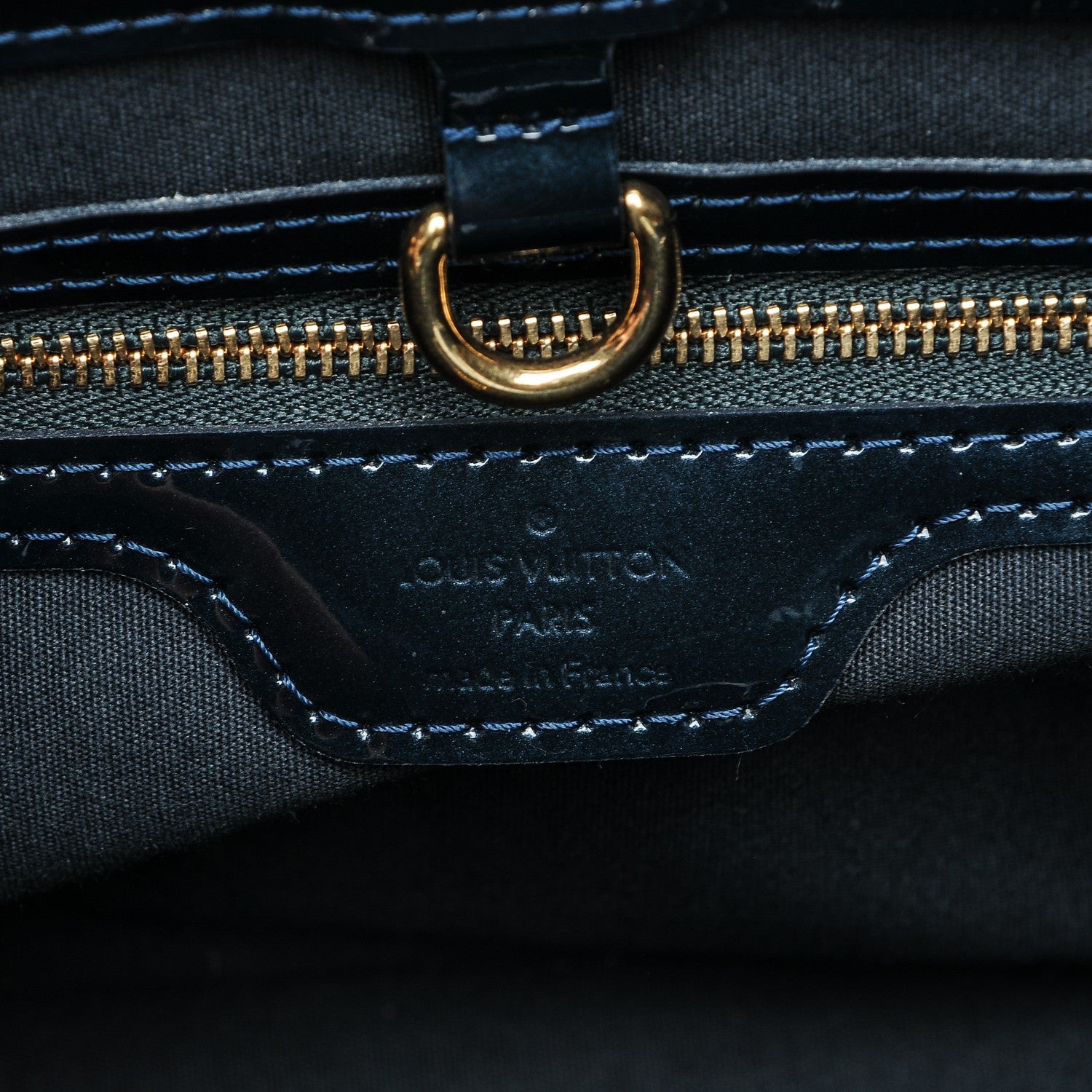 Louis Vuitton Vernis Wilshire PM Blue Nuit 6 of 6