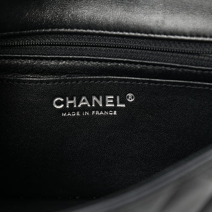 Chanel Lambskin Quilted Mini Rectangular Flap So Black 5 of 10